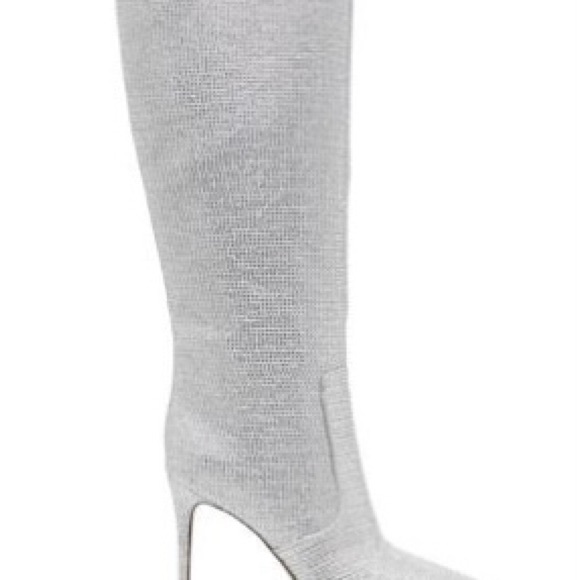 MICHAEL Michael Kors Rue Embellished Glitter Chain-Mesh Knee Boot
SILVER 7M $275 - Picture 6 of 8